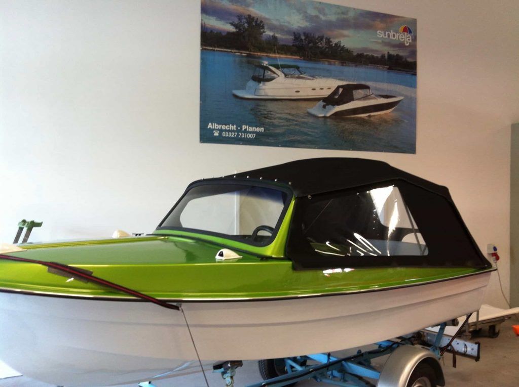 Bootsplane / Verdeck für Motorboot Ibis 2 - Albrecht-Planen